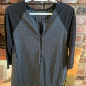 Lululemon Spin City 3/4 sleeve top